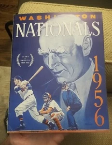 1956 Washington Nationals Baseball Jahrbuch selten schön und sauber MLB Programm #3 - Bild 1 von 4