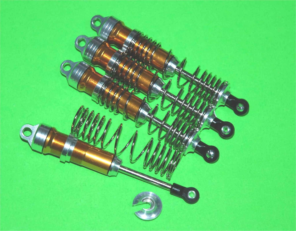 Aluminum Threaded Damper Shocks for HPI Mini Savage XS Flux !! Gol - Image 1 of 1