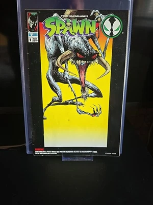 🎃 Spawn #1 Todd Toys - Promo. issue 🔥 RARE 90's Comic Vg.🎃 inc.CASE + STAND - Image 1 of 4