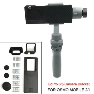 Camera Adapter Mount Bracket For DJI Osmo Mobile 2/1 Gimbal For GoPro Hero 6 5 - Picture 1 of 12