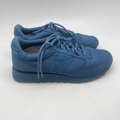 Saucony Jazz Sneakers Mens 7 S70294-3 Blue Suede Classic Athletic Casual Shoes - Image 1 of 4