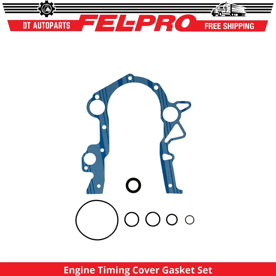 For 1990-1993 Chrysler Imperial Engine Timing Cover Gasket Set Fel-Pro 1991 1992 - Image 1 of 1