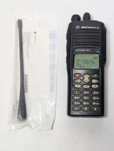 Motorola HT1550 XLS UHF 450-527 MHz 255 Channel Front Panel Programmable GMRS - Zdjęcie 1 z 10