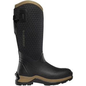 Lacrosse Women's Alpha Thermal 14" Neoprene Boots Black/Tan Size 5M 644108-05-M - Picture 1 of 6