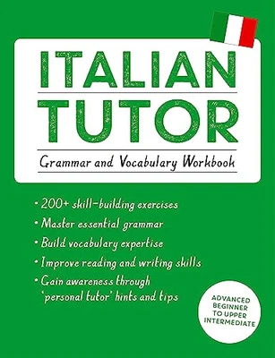 Italian Tutor: Grammar and Vocabulary Workbook (Learn It... by Sturani, Federica - Image 1 of 2