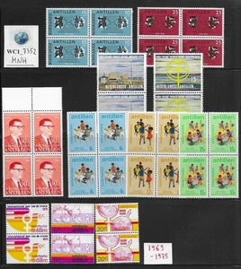 WC1_7352. CURAZAO. Bonito lote de bloques de sellos 1969-75. MNH - Imagen 1 de 1