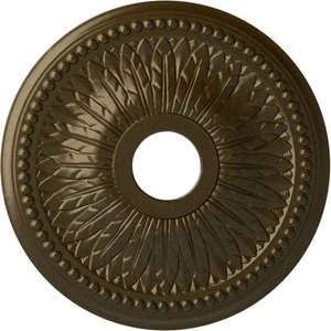 Ekena Millwork 18 x 3-3/4 I.D. x 1-1/2 Bailey Urethane Ceiling Medallion (Fits - Picture 1 of 12
