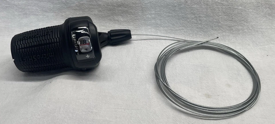 Microshift 8 Speed Twist Shifter  - Left Side Handlebar Mount.  Juiced Bikes - Image 1 of 1