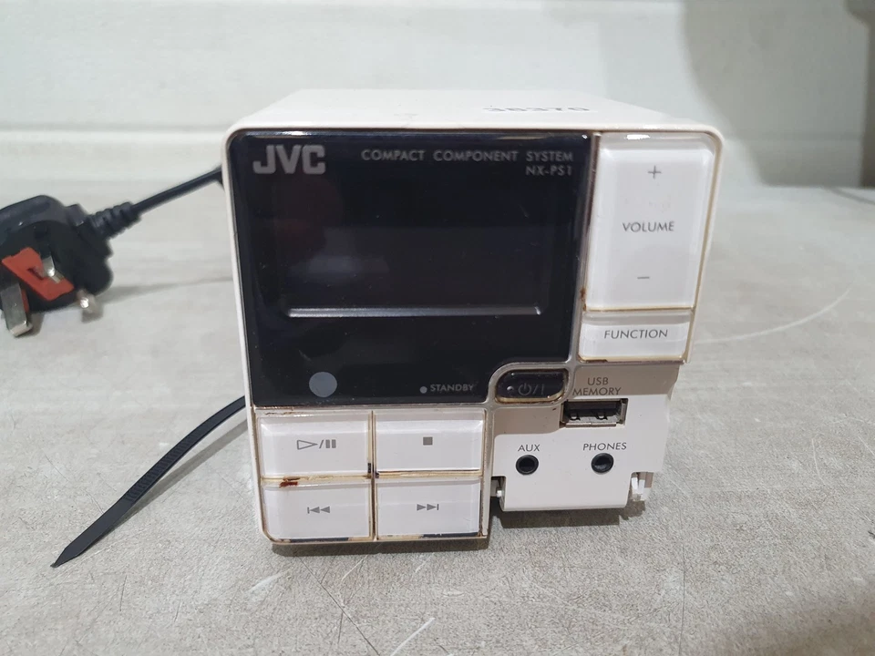 JVC CA-NXPS1 Main Unit Only White Corded USB for NX-PS1 Compact Component System - Image 1 of 4