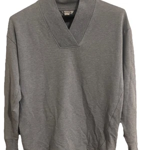 Athleta hellblauer Damenpullover V-Ausschnitt Größe Medium gebraucht, in einwandfreiem Zustand Langarm r1 - Bild 1 von 7