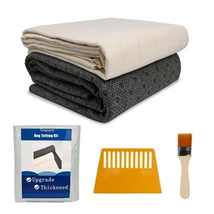 83"x39" Primary Tufting Cloth with Marked Lines, 70.9"x31.5" Tufting Rug Back... - Picture 1 of 7