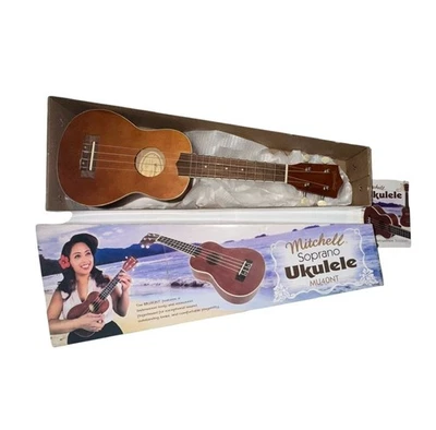 Mitchell Brand MU40NT Model Wooden Soprano Ukulele - Image 1 of 4