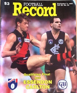 1993 VFL Qualifying Final Essendon v Carlton - Picture 1 of 2