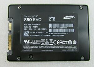 Samsung 850 EVO Series MZ-75E2T0 2TB Internal 2.5" SATA SSD MZ7LM2T0HMJP