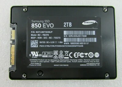 Samsung 850 EVO Series MZ-75E2T0 2TB Internal 2.5" SATA SSD MZ7LM2T0HMJP - Image 1 of 4