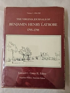 virginia journal benjamin henry latrobe VOL 1 1795-97 EDWARD CARTER II - Picture 1 of 6