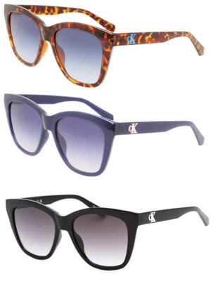 Óculos de sol feminino Calvin Klein Jeans quadrado olho de gato com lente gradiente CK22608S - Imagem 1 de 4