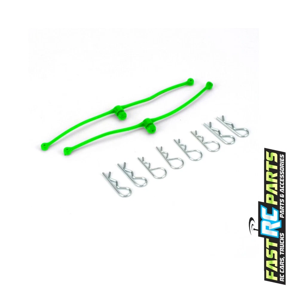 Body Klip Retainers Lime Green (2) DUB2253 - Image 1 of 1