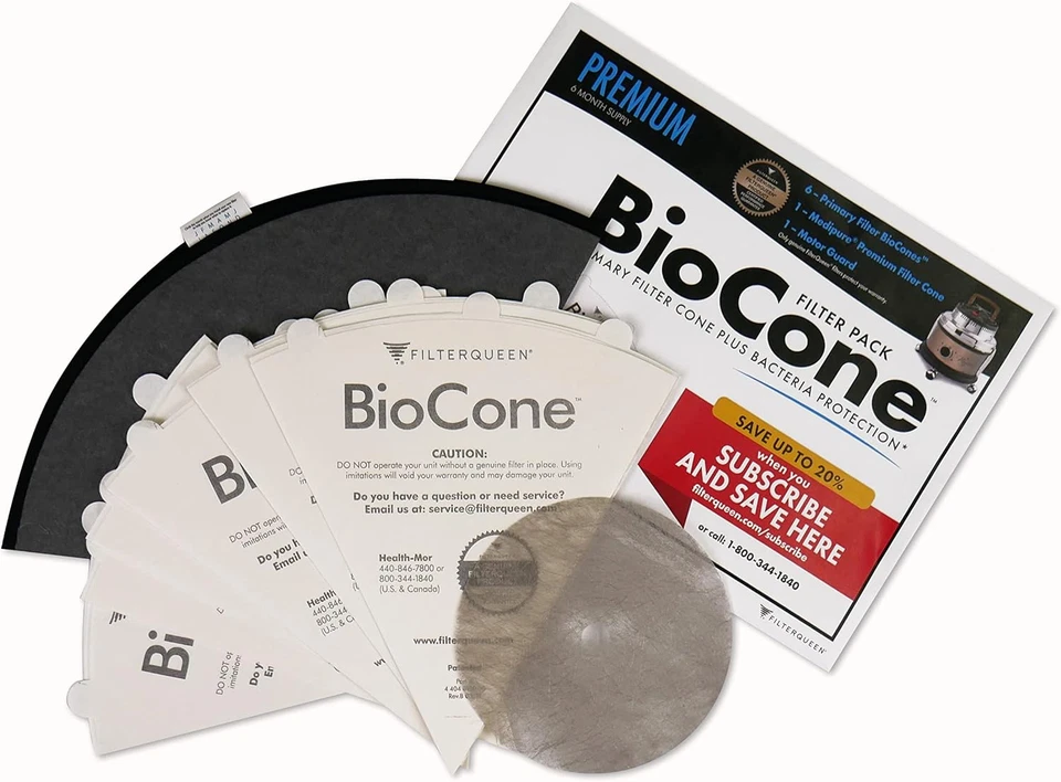 Kit de filtro de substituição Filterqueen Majestic, pacote premium, fornecimento para 6 meses - Imagem 1 de 2