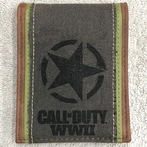 Call Of Duty WW2 Bi-Fold Canvas Wallet WWII Launch Date Case Ref 07222009 Army - Picture 1 of 9