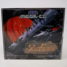 VINTAGE 1992 90s SEGA MEGA-CD SOL-FEACE COBRA COMMAND GAME PAL FRENCH SECAM