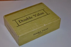 Vintage DOUBLE VALUE Kings Cigar Box (For Factory Reject Cigars) 50 Count Faux - Picture 1 of 9