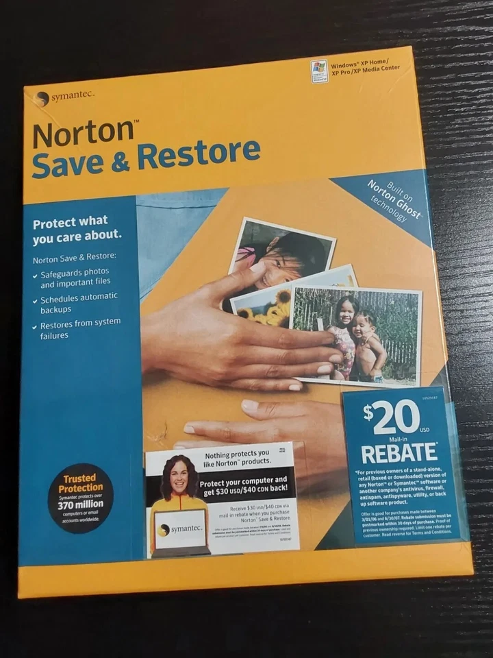 Norton Save & Restore Ghost Technology Windows XP Home/XP Pro/XP Media Sealed - Image 1 of 4