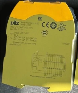 751111 1 pieza nuevo sellado PILZ 751111 RELÉ DE SEGURIDAD PNOZ s11C 24VDC 751111 - Imagen 1 de 4