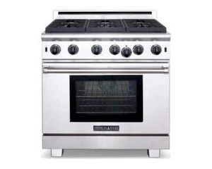 American Range 36" SS Medallion Dual Fuel Range w/ Griddle ARR364GDDFN - Picture 1 of 2