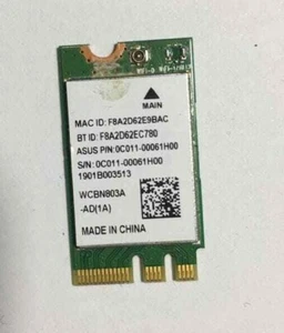 Karte Wifi Drahtlos für Asus X540U - X540UA Serie Combo Bluetooth BT QCNFA335 - Imagen 1 de 1