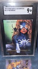 Spider-Woman Marvel cards Marvel Metal & Masterpieces SGC 9 MINT 🔥
