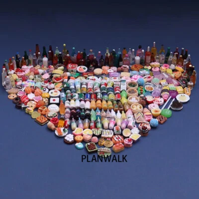 16x Dolls House 1:12TH Scale Miniature Drinks Bottle Food Kitchen Accessories - Image 1 of 4