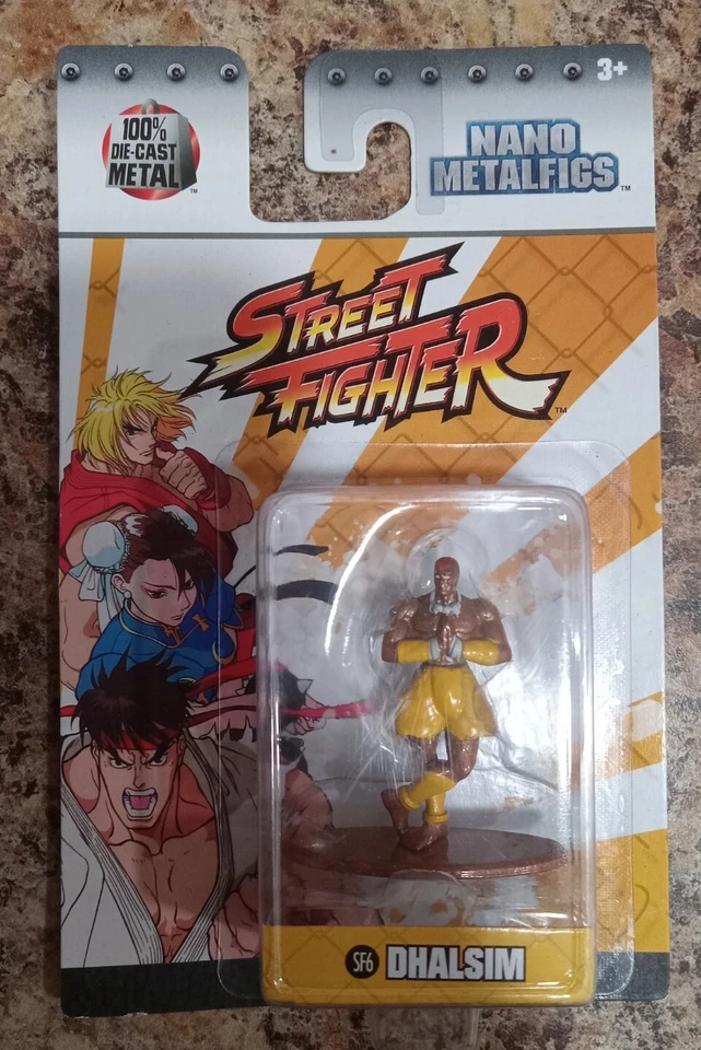 Jada Toys Nano Metalfigs Street Fighter Sf1 Ryu Figurine 3