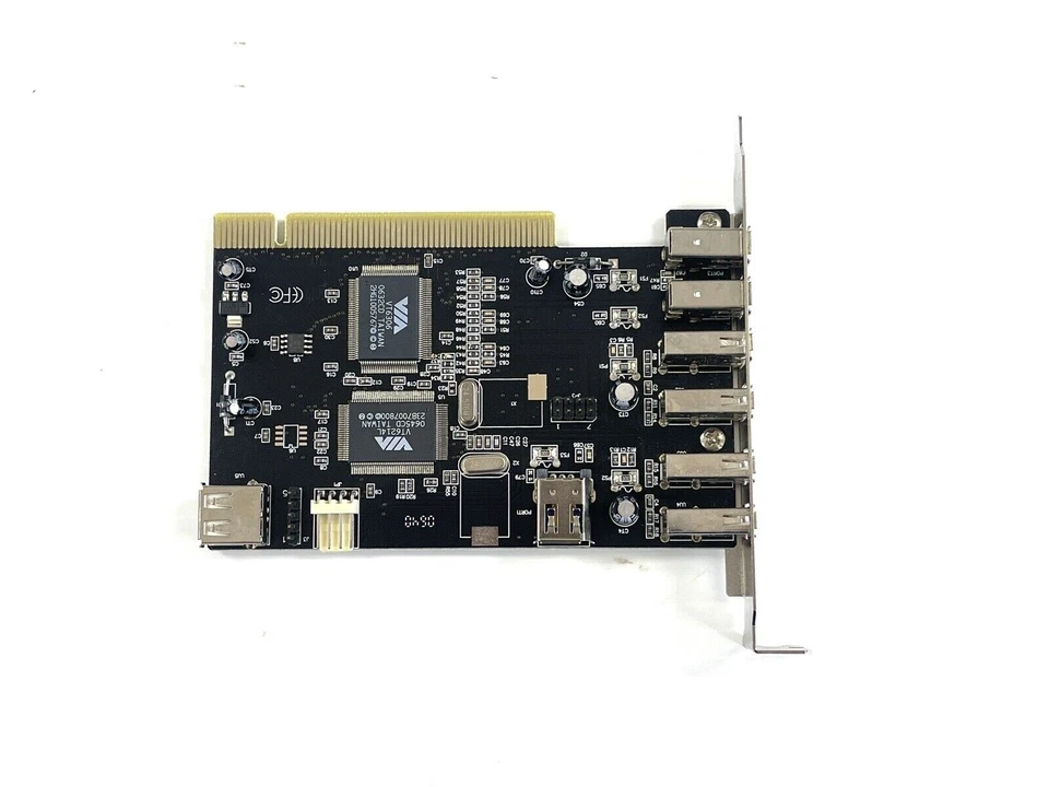 PCIe Pci-e FireWire IEEE 1394 2 1 3 Port Controller Card for Desktop PC Computer