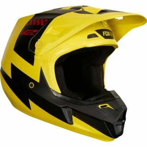 FOX RACING V2 MASTAR MX HELMET - YELLOW/BLACK - MOTOCROSS/OFFROAD - Picture 1 of 5