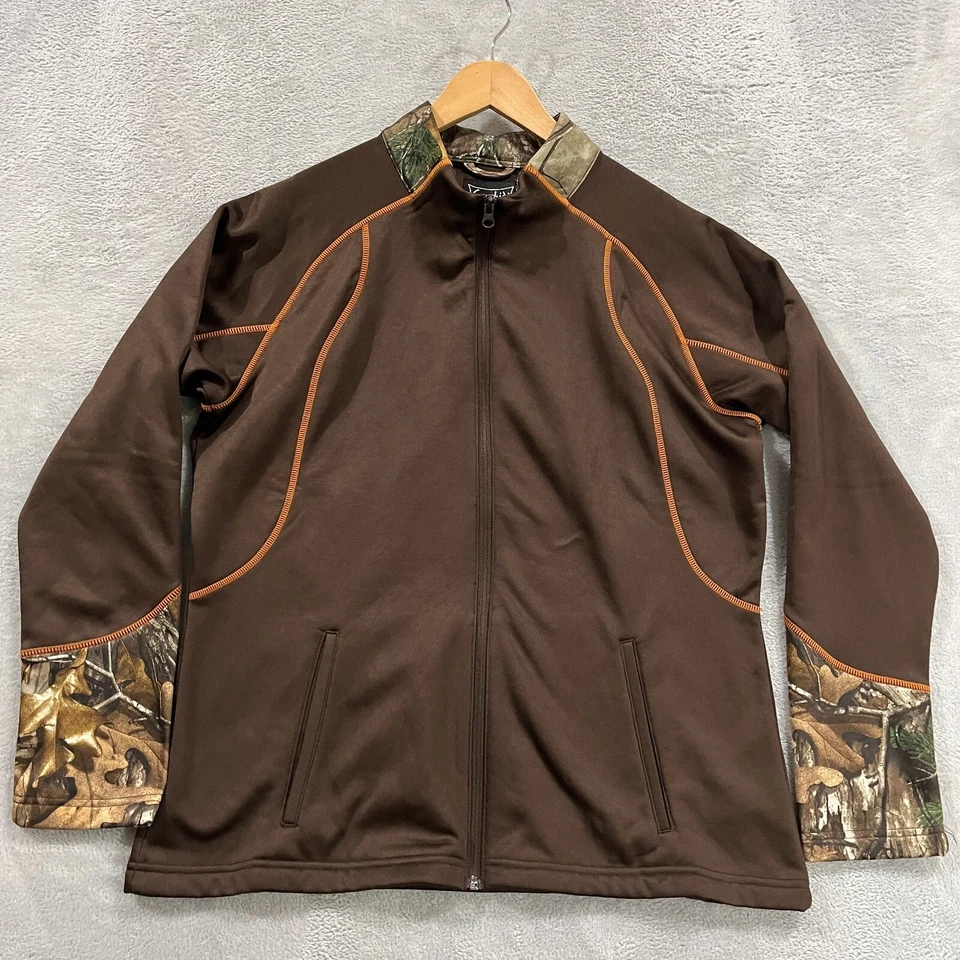 Gamehide Realtree Jacket Womens XL Fleece Pathfinder Hunting Full Zip Tech - Image 1 of 4