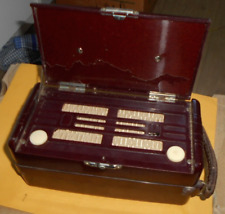 Vintage THE AWA RADIOLA 450P 1950s Portable Valve Tube Radio Bakelite LOT A