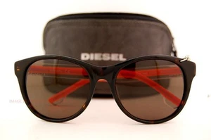 Brand New Diesel Sunglasses DL 0049 Color 52J HAVANA ORANGE/SMOKE 100% Authentic - Picture 1 of 4