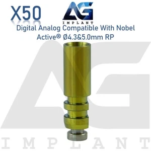 50 connessione conica Nobel Active® RP digitale analogica compatibile con laboratorio dentale - Foto 1 di 6
