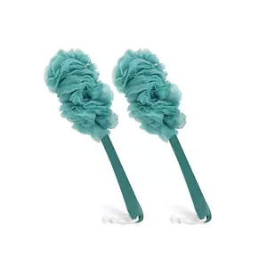 Back Scrubber For Shower Loofah On A Stick As Shower Brush Exfoliating Body With - Picture 1 of 7