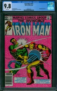 Iron Man #171 🌟 CGC 9.8 NEWSSTAND - RARE 🌟 vs. Thunderball! Marvel Comic 1983 - Picture 1 of 2