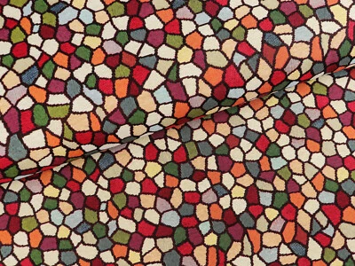 GOBELIN Stoff Dekostoff Taschenstoff Kissen Polster BUNTE KIESEL EUR 21,98/m - Bild 1 von 2