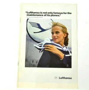Lufthansa Airlines German Print Ad Advert Original Vintage 1986 D346 - Picture 1 of 4