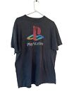 T-shirt Playstation Video Game System z krótkim rękawem męski szary XL