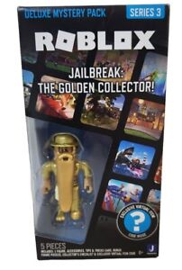 ROBLOX Series 3 Jailbreak The Golden Collector Mystery Pack Virtual Item New