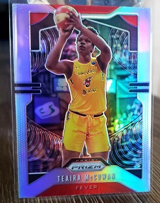 Teaira McCowan 2020 Panini Prizm Silver Holo WNBA #5 FEVER - Image 1 of 2
