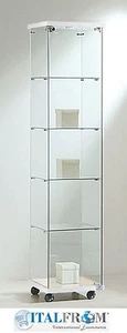 Schaukasten mit Lichtern H181x40x40cm Glasvitrine Vitrine Italfrom 4/18LE - Bild 1 von 1