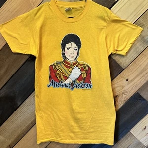 Vintage NWOT 1984 Michael Jackson Single Stitch Screen Stars T-Shirt Large - Picture 1 of 12