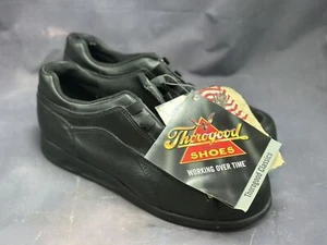 Thorogood Men's 10 W Postal Oxfords Slip-Resistant Shoes NWT Black 834-6666 - Picture 1 of 8