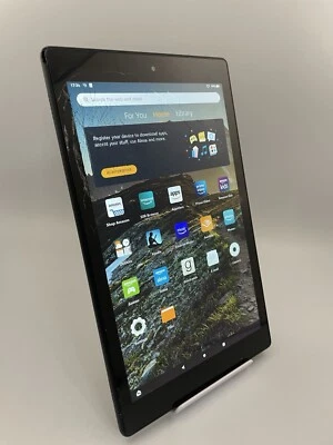 Amazon Fire HD 10 9th Gen 2019 M2V3R5 10.1" 32GB Wi-Fi Black Tablet Cracked - Image 1 of 4